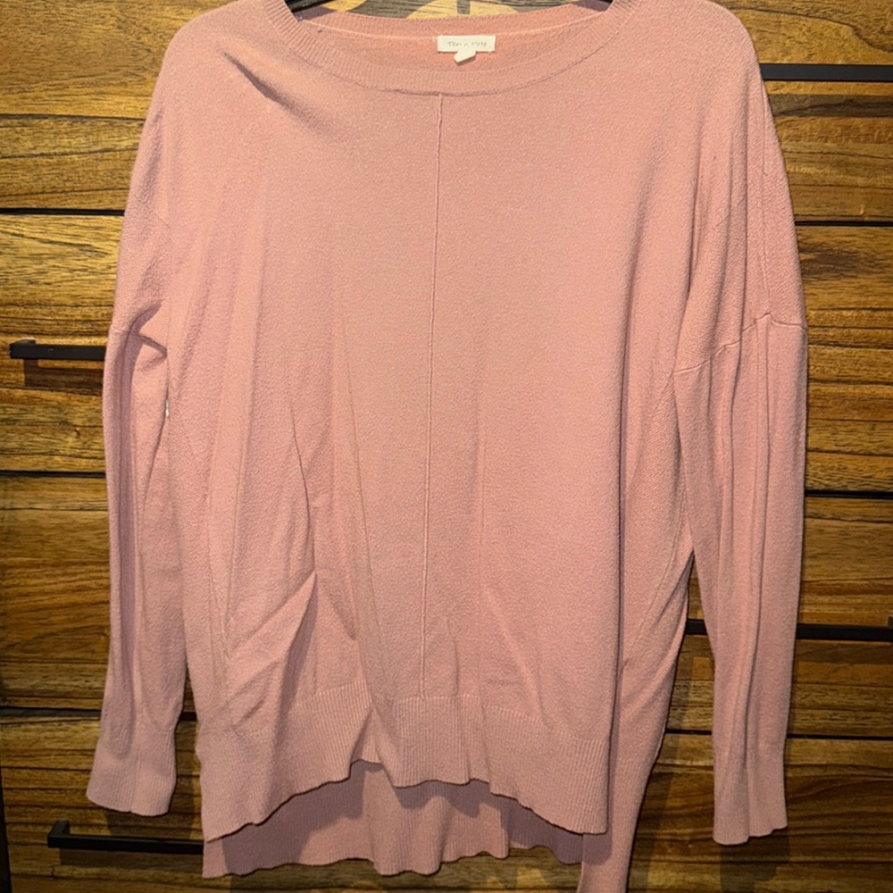 Pale pink women’s sweater